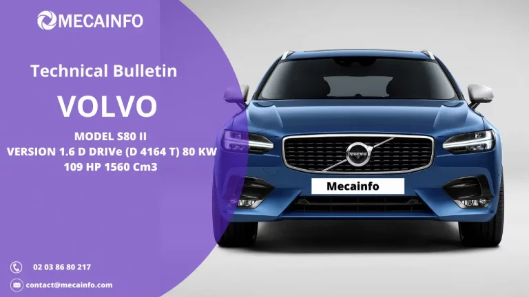 tehnical bulletin and repair procedure Volvo S80 II