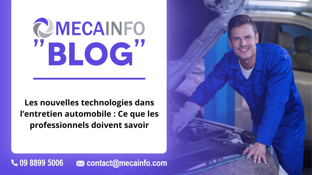 Les nouvelles technologies dans l'entretien automobile